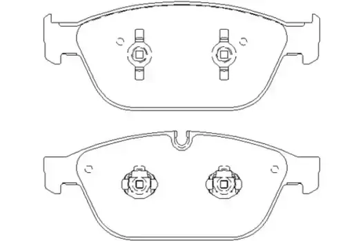 Тормозные колодки дисковые передняя ось TEXTAR 2516002
