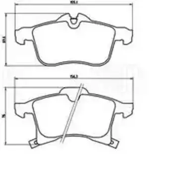 Тормозные колодки дисковые передняя ось TRIALLI PF 2102CR