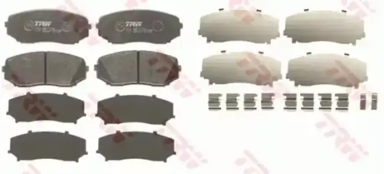 Тормозные колодки дисковые передняя ось TRW GDB3471