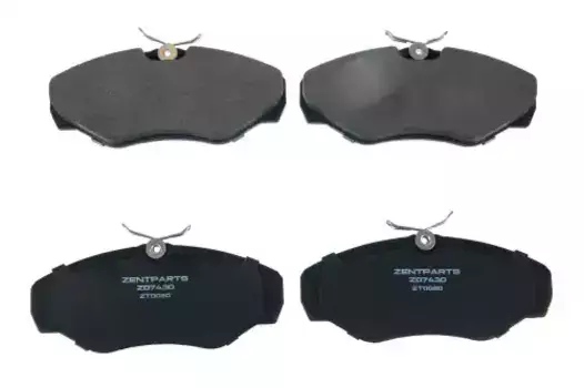 Тормозные колодки дисковые передняя ось ZENTPARTS Z07430