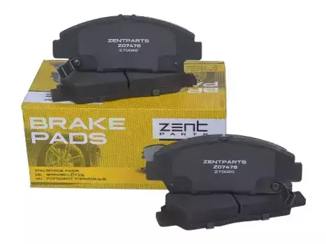 Тормозные колодки дисковые передняя ось ZENTPARTS Z07478