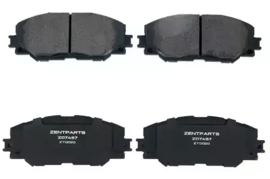 Тормозные колодки дисковые передняя ось ZENTPARTS Z07497