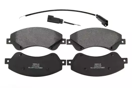 Тормозные колодки дисковые передняя ось ZENTPARTS Z07531