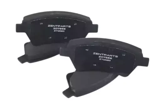 Тормозные колодки дисковые передняя ось ZENTPARTS Z07558