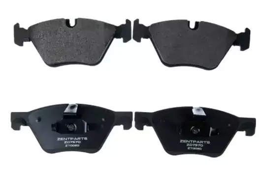Тормозные колодки дисковые передняя ось ZENTPARTS Z07570
