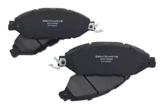 Тормозные колодки дисковые передняя ось ZENTPARTS Z07590