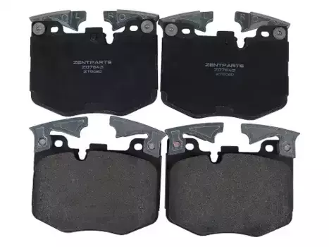 Тормозные колодки дисковые передняя ось ZENTPARTS Z07643