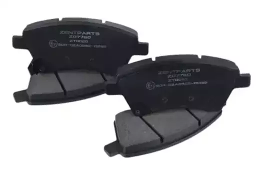 Тормозные колодки дисковые передняя ось ZENTPARTS Z07760
