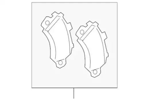 Тормозные колодки дисковые PORSCHE 9Y0698151AN