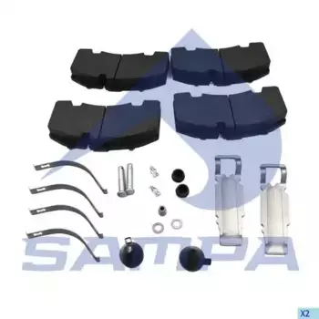 Тормозные колодки дисковые SAMPA 094.834-01