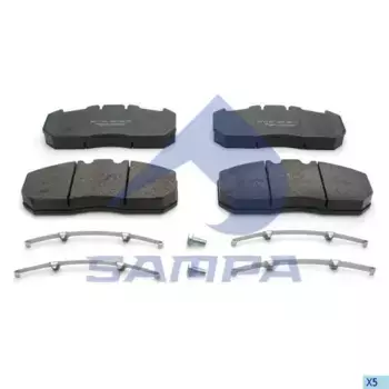 Тормозные колодки дисковые SAMPA 096.611-01
