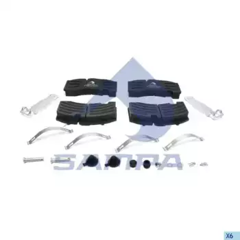 Тормозные колодки дисковые SAMPA 096.618-01