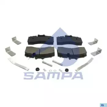 Тормозные колодки дисковые SAMPA 096.941-01