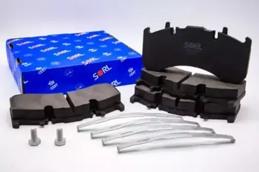 Тормозные колодки дисковые SORL HM4808+AK008