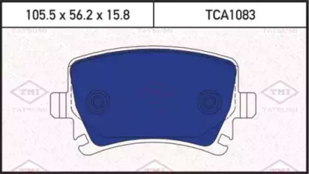 Тормозные колодки дисковые TATSUMI TCA1083