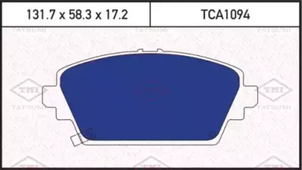 Тормозные колодки дисковые TATSUMI TCA1094
