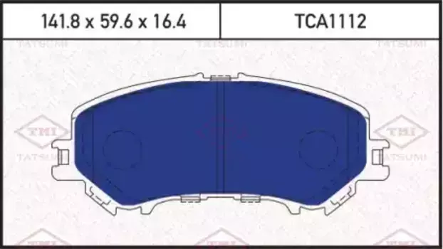 Тормозные колодки дисковые TATSUMI TCA1112