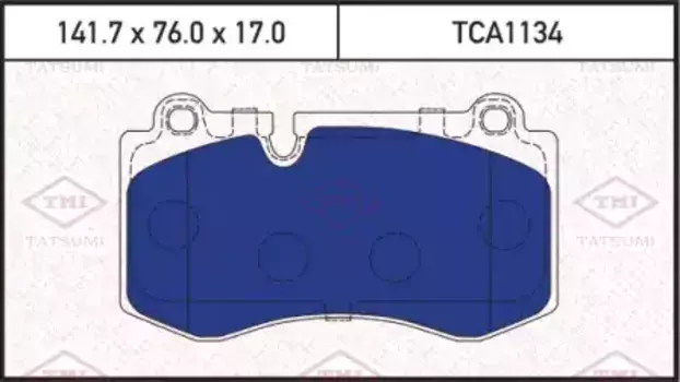 Тормозные колодки дисковые TATSUMI TCA1134