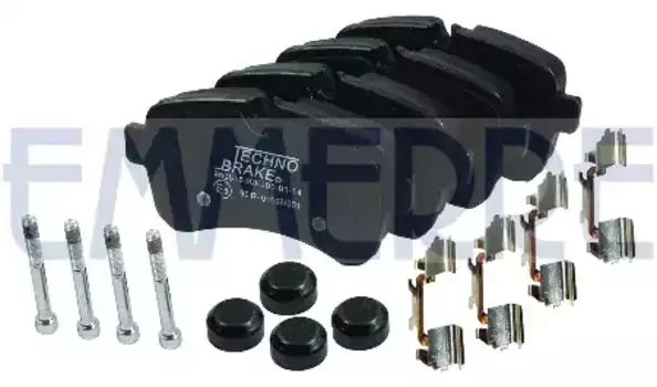 Тормозные колодки дисковые TECHNO BRAKE 960516