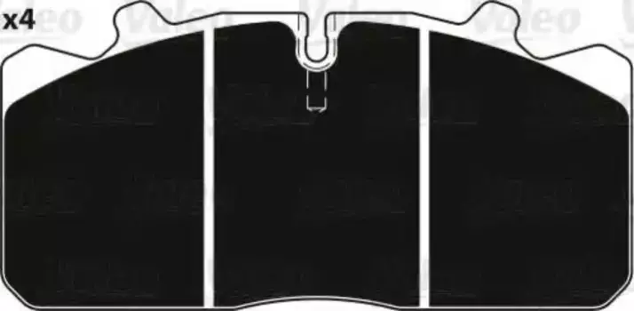 Тормозные колодки дисковые VALEO 882230