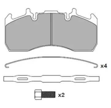 Тормозные колодки дисковые WUHLERMANN 31010002