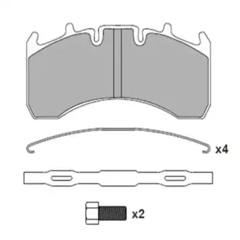 Тормозные колодки дисковые WUHLERMANN 31010019