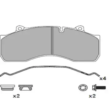 Тормозные колодки дисковые WUHLERMANN 31010023