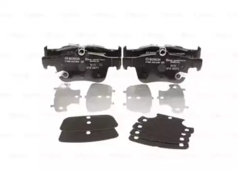 Тормозные колодки дисковые задняя ось BOSCH 0 986 494 839