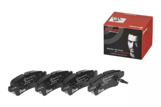 Тормозные колодки дисковые задняя ось BREMBO P 56 060