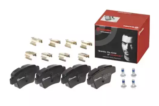 Тормозные колодки дисковые задняя ось BREMBO P 61 080