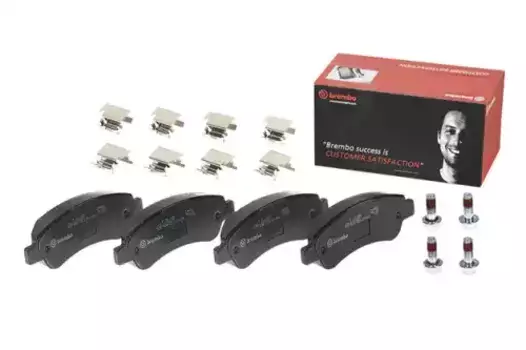 Тормозные колодки дисковые задняя ось BREMBO P 61 091