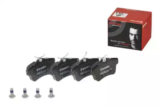 Тормозные колодки дисковые задняя ось BREMBO P 61 114