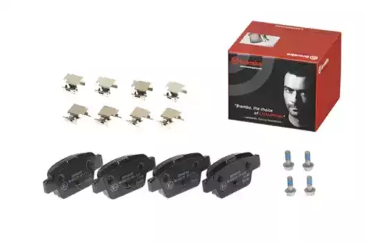 Тормозные колодки дисковые задняя ось BREMBO P 23 080