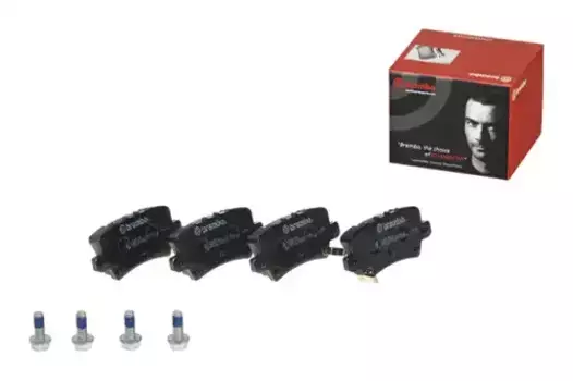 Тормозные колодки дисковые задняя ось BREMBO P 28 038