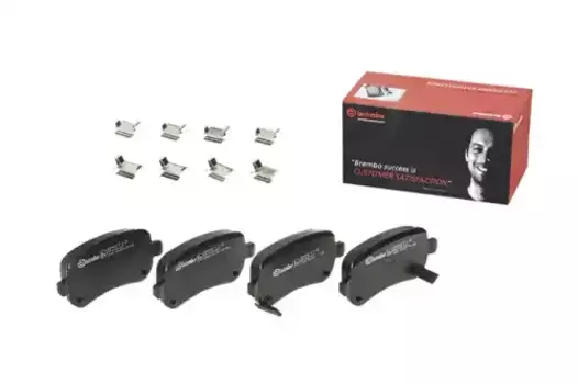 Тормозные колодки дисковые задняя ось BREMBO P 11 021