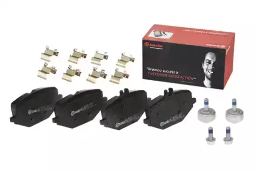 Тормозные колодки дисковые задняя ось BREMBO P 50 161