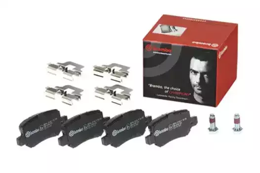 Тормозные колодки дисковые задняя ось BREMBO P 50 090