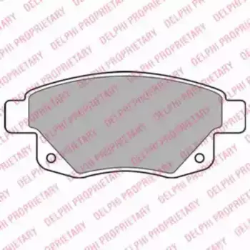 Тормозные колодки дисковые задняя ось DELPHI LP1955