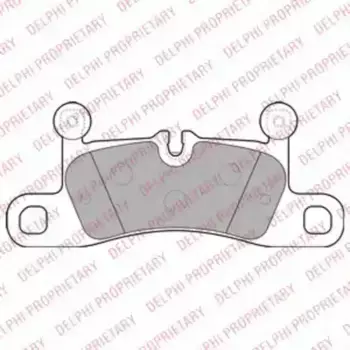 Тормозные колодки дисковые задняя ось DELPHI LP2233