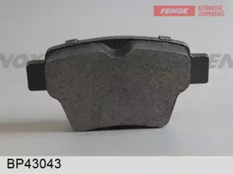 Тормозные колодки дисковые задняя ось FENOX BP43043