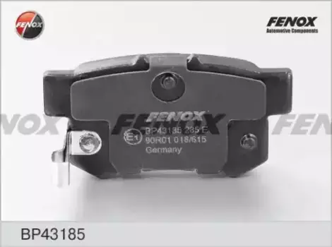 Тормозные колодки дисковые задняя ось FENOX BP43185