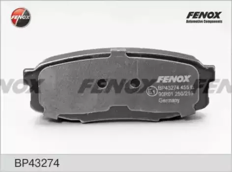 Тормозные колодки дисковые задняя ось FENOX BP43274