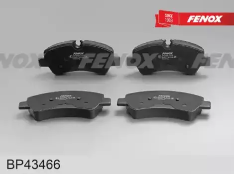 Тормозные колодки дисковые задняя ось FENOX BP43466