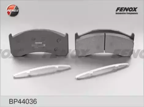 Тормозные колодки дисковые задняя ось FENOX BP44036