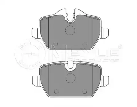 Тормозные колодки дисковые задняя ось MEYLE 025 236 2316