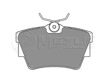 Тормозные колодки дисковые задняя ось MEYLE 025 239 8017