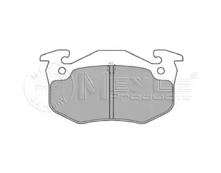Тормозные колодки дисковые задняя ось MEYLE 025 209 7311