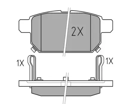 Тормозные колодки дисковые задняя ось MEYLE 025 252 5814/W