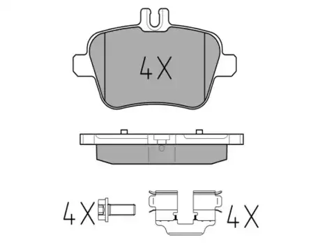 Тормозные колодки дисковые задняя ось MEYLE 025 248 4818/PD