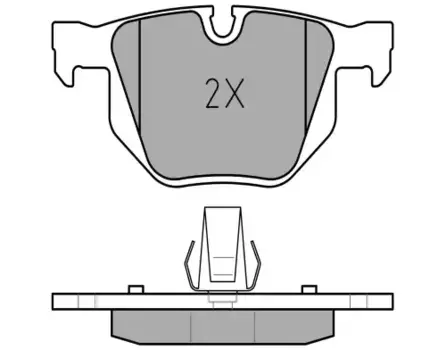 Тормозные колодки дисковые задняя ось MEYLE 025 237 3217/PD